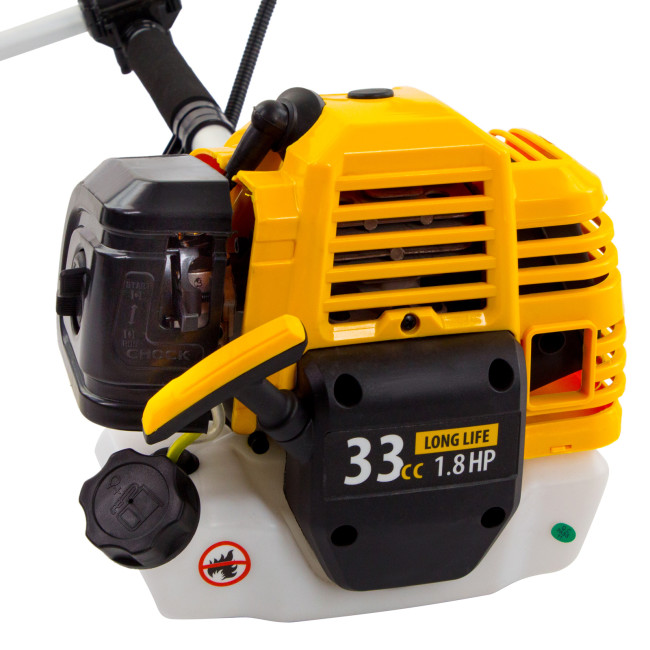 Триммер бензиновый DT 33S, 33 см3, 1.8 л. с, разъемная штанга, состоит из 2 частей Denzel в Казани