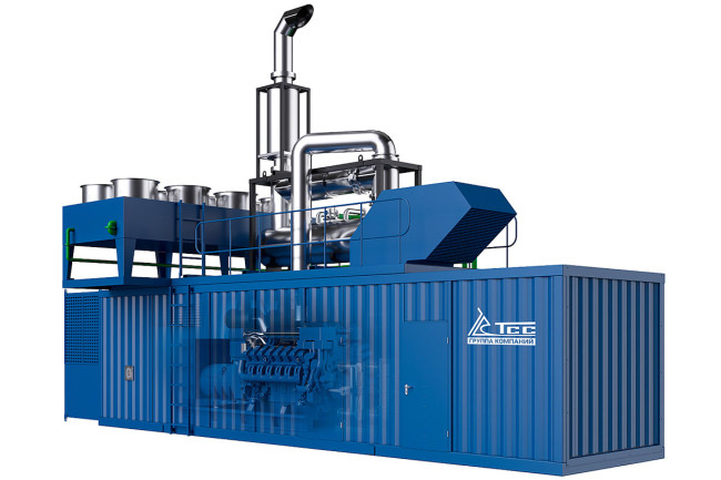 Газопоршневая электростанция TSS GE-1000 контейнерного исполнения в Казани Газопоршневая электростанция TSS GE-1000 контейнерного исполнения в Казани