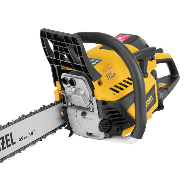 Пила цепная бензиновая DS-5218, шина 45 см, 52 см3, 3 л.с, шаг 0,325, паз 1,5 мм, 72 звена Denzel в Казани
