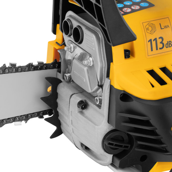 Пила цепная бензиновая DS-5218, шина 45 см, 52 см3, 3 л.с, шаг 0,325, паз 1,5 мм, 72 звена Denzel в Казани