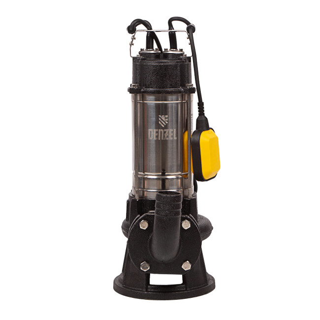 Фекальный насос FP1800-KS, 1800 Вт, напор 17 м, 26000 л/ч, нож-измельчитель Denzel в Казани