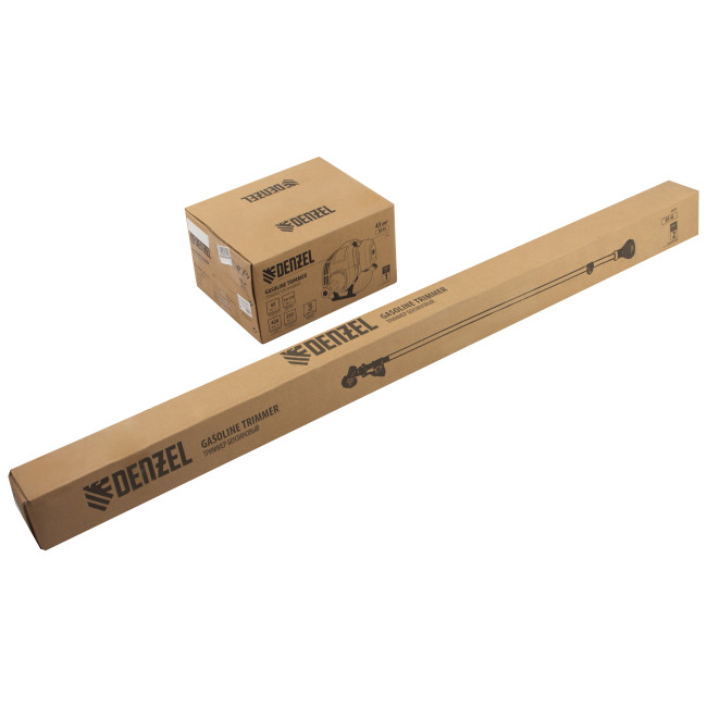 Триммер бензиновый DT 43, 43 см3, 2.5 л. с, неразъемная штанга, состоит из 2 частей Denzel в Казани