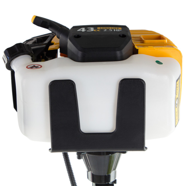 Триммер бензиновый DT 43, 43 см3, 2.5 л. с, неразъемная штанга, состоит из 2 частей Denzel в Казани