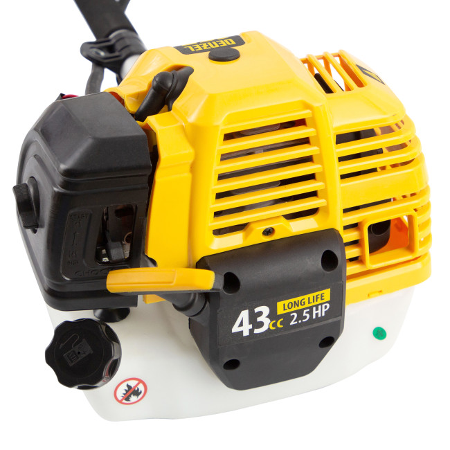 Триммер бензиновый DT 43, 43 см3, 2.5 л. с, неразъемная штанга, состоит из 2 частей Denzel в Казани