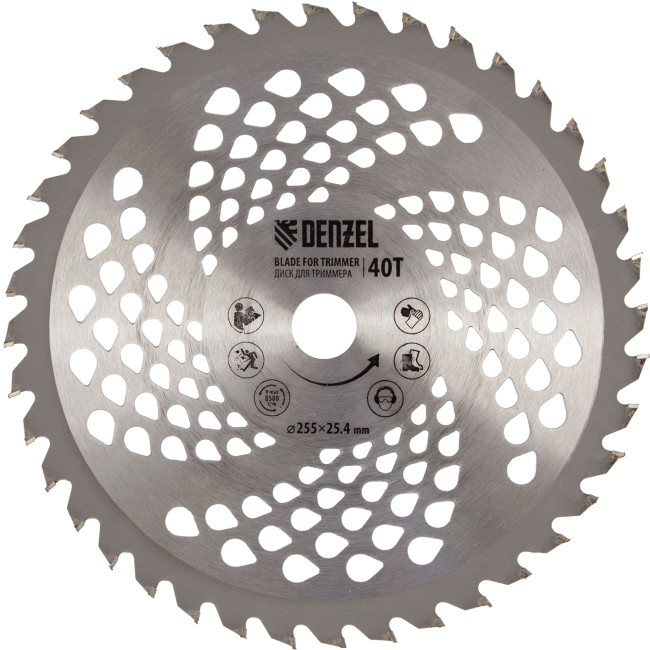 Триммер бензиновый DT 43, 43 см3, 2.5 л. с, неразъемная штанга, состоит из 2 частей Denzel в Казани