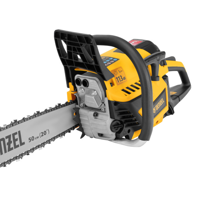 Пила цепная бензиновая DS-5820, шина 50 см, 58 см3, 3.6 л.с, шаг 0,325, паз 1,5 мм, 76 звеньев Denzel в Казани