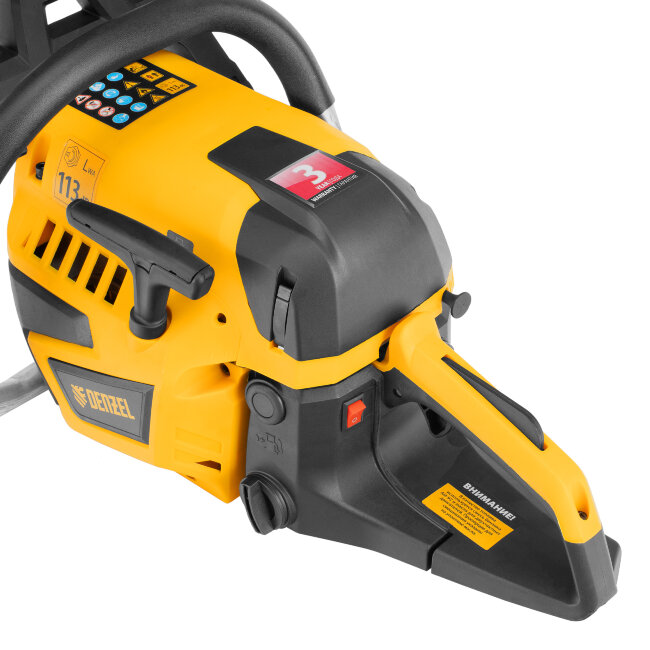 Пила цепная бензиновая DS-5820, шина 50 см, 58 см3, 3.6 л.с, шаг 0,325, паз 1,5 мм, 76 звеньев Denzel в Казани