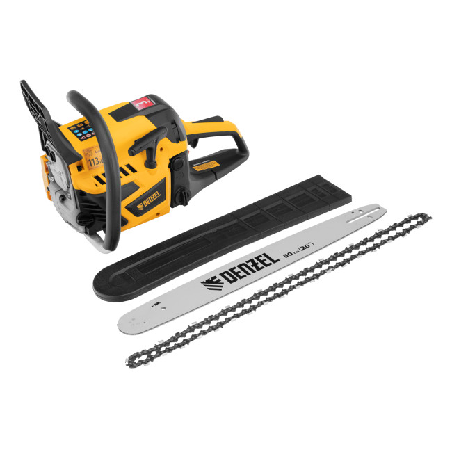 Пила цепная бензиновая DS-5820, шина 50 см, 58 см3, 3.6 л.с, шаг 0,325, паз 1,5 мм, 76 звеньев Denzel в Казани