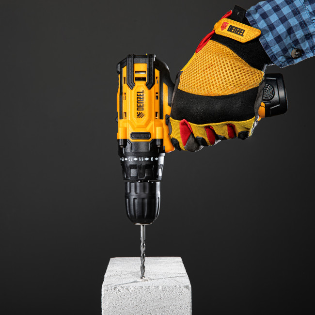 Дрель-шуруповерт аккумуляторная CDL-12CB, Li-Ion, 12 В, 1 акк. Denzel в Казани Дрель-шуруповерт аккумуляторная CDL-12CB, Li-Ion, 12 В, 1 акк. Denzel в Казани