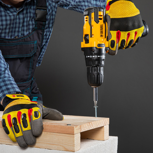 Дрель-шуруповерт аккумуляторная CDL-12CB, Li-Ion, 12 В, 1 акк. Denzel в Казани Дрель-шуруповерт аккумуляторная CDL-12CB, Li-Ion, 12 В, 1 акк. Denzel в Казани