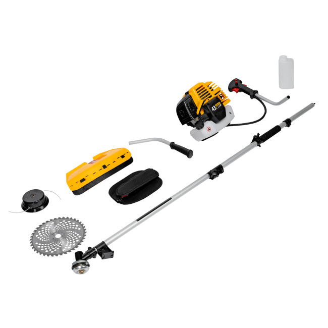 Триммер бензиновый DT 43S, 43 см3, 2.5 л. с, разъемная штанга, состоит из 2 частей Denzel в Казани