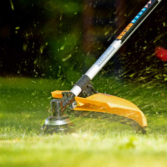 Триммер бензиновый DT 43S, 43 см3, 2.5 л. с, разъемная штанга, состоит из 2 частей Denzel в Казани