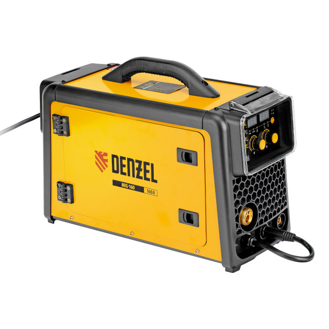 Аппарат инвертор. полуавтомат. сварки MIG-160, 160 А, ПВ 60%, катушка 5 кг// Denzel в Казани Аппарат инвертор. полуавтомат. сварки MIG-160, 160 А, ПВ 60%, катушка 5 кг// Denzel в Казани