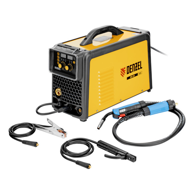 Аппарат инвертор. полуавтомат. сварки MIG-160, 160 А, ПВ 60%, катушка 5 кг// Denzel в Казани Аппарат инвертор. полуавтомат. сварки MIG-160, 160 А, ПВ 60%, катушка 5 кг// Denzel в Казани