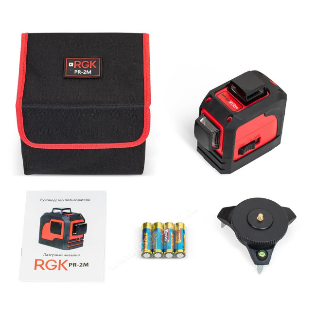 Лазерный уровень RGK PR-2M с калибровкой в Казани