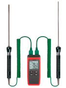 Термометр RGK CT-12 с зондом температуры воздуха TR-10A и погружным зондом температуры TR-10W с поверкой