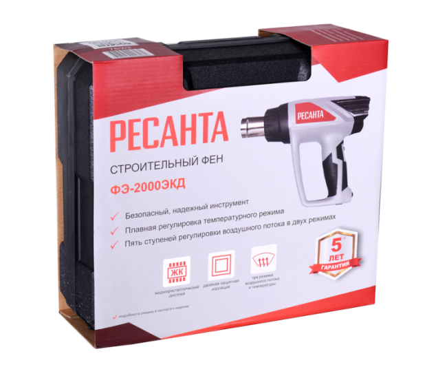 Строительный фен ФЭ-2000ЭКД Ресанта в Казани