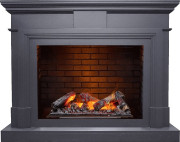 Каминокомплект Coventry - Серый графит / Кирпич с очагом Cassette 600 NH