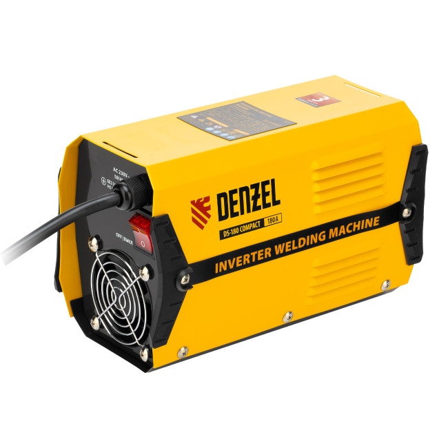 Аппарат инверторный дуговой сварки DS-180 Compact, 180 А, ПВ 70%, диаметр электрода 1.6-4 мм Denzel в Казани Аппарат инверторный дуговой сварки DS-180 Compact, 180 А, ПВ 70%, диаметр электрода 1.6-4 мм Denzel в Казани