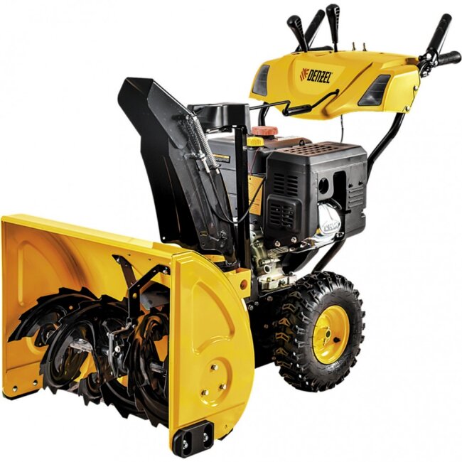Бензиновая снегоуборочная машина SB 1100 E, 11 л.с, Loncin, с электростартером, фара, обогрев Denzel в Казани