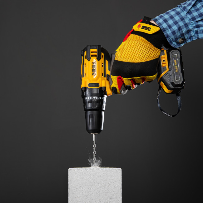 Дрель-шуруповерт аккумуляторная CDL-12-01CB, Li-Ion, 12 В, 1 акк. Denzel в Казани Дрель-шуруповерт аккумуляторная CDL-12-01CB, Li-Ion, 12 В, 1 акк. Denzel в Казани