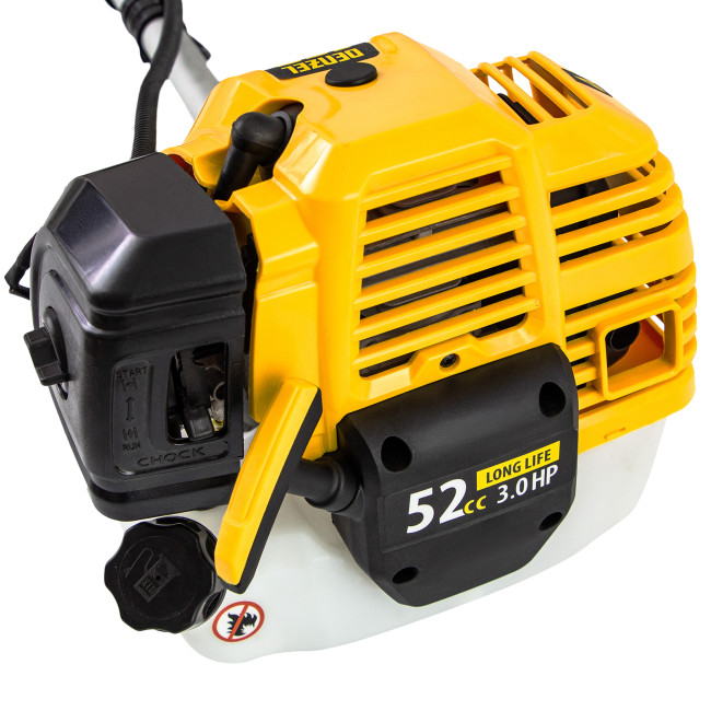 Триммер бензиновый DT 52, 52 см3, 3 л. с, неразъемная штанга, состоит из 2 частей Denzel в Казани