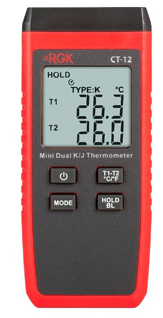 Термометр RGK CT-12 с погружным зондом температуры TR-10W и поверхностным зондом TR-10S в Казани