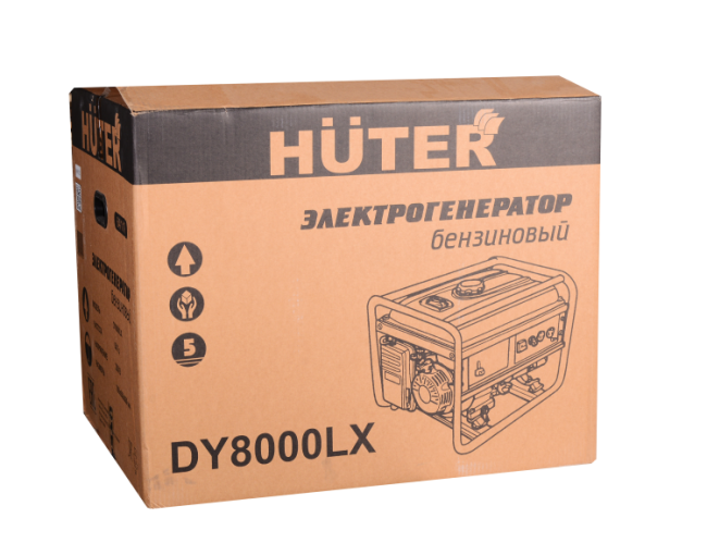 Портативный бензогенератор HUTER DY8000LX в Казани