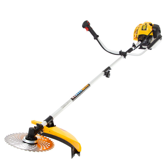 Триммер бензиновый DT 52S, 52 см3, 3 л. с, разъемная штанга, состоит из 2 частей Denzel в Казани