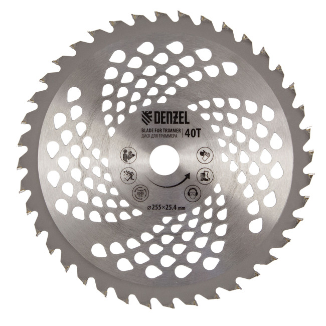 Триммер бензиновый DT 52S, 52 см3, 3 л. с, разъемная штанга, состоит из 2 частей Denzel в Казани