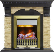 Каминокомплект Dublin - Венге / Сланец с очагом Danville Antique Brass FB2