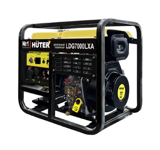Электрогенератор дизельный LDG 7000LXА Huter в Казани