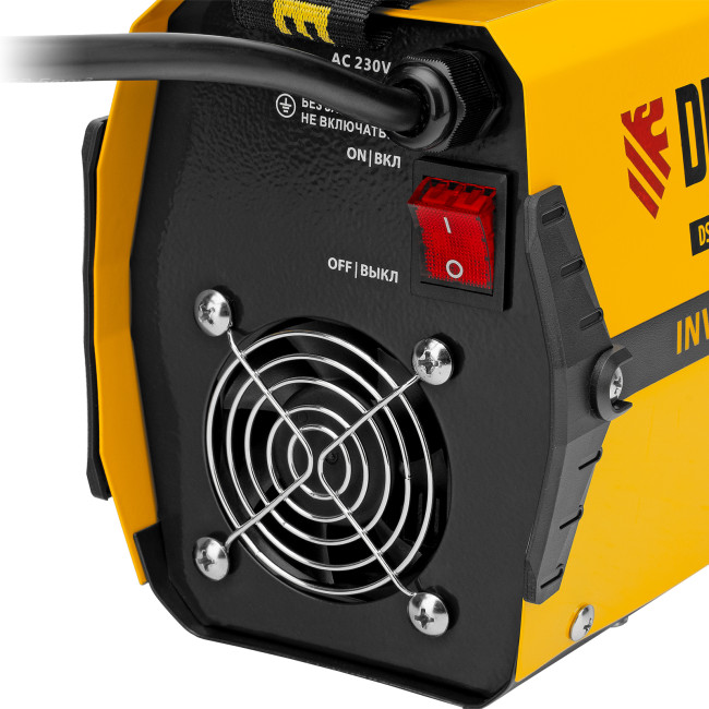 Аппарат инверторный дуговой сварки DS-230 Compact, 230 А, ПВ 70%, диаметр электрода 1.6-5 мм Denzel в Казани Аппарат инверторный дуговой сварки DS-230 Compact, 230 А, ПВ 70%, диаметр электрода 1.6-5 мм Denzel в Казани