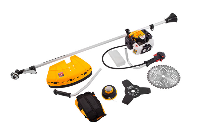 Триммер бензиновый DGT 250, 25 см3, 1.3 л. с, неразъемная штанга, состоит из 2 частей Denzel в Казани