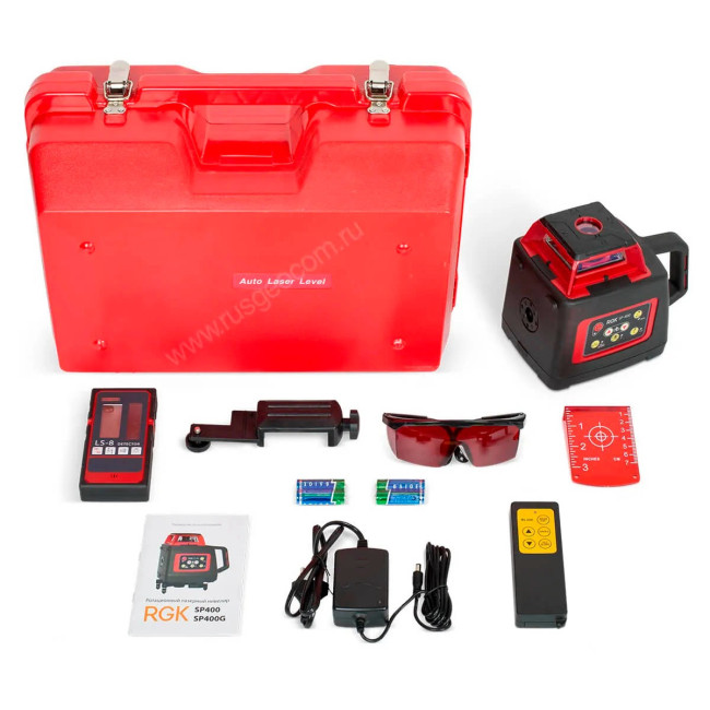 Ротационный нивелир RGK SP-400 с калибровкой в Казани