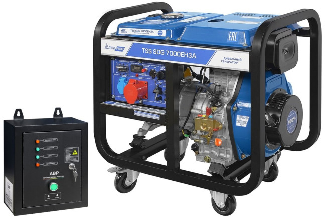 Дизель генератор TSS SDG 7000EH3A с АВР в Казани