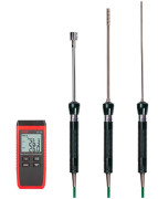 Термометр RGK CT-12 с зондом температуры воздуха TR-10A, поверхностным зондом TR-10S и погружным зондом температуры TR-10W