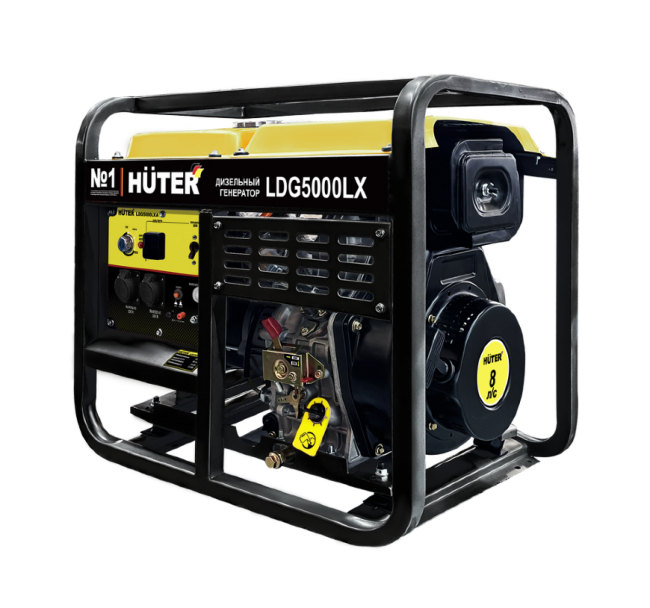 Электрогенератор дизельный LDG 5000LX Huter в Казани