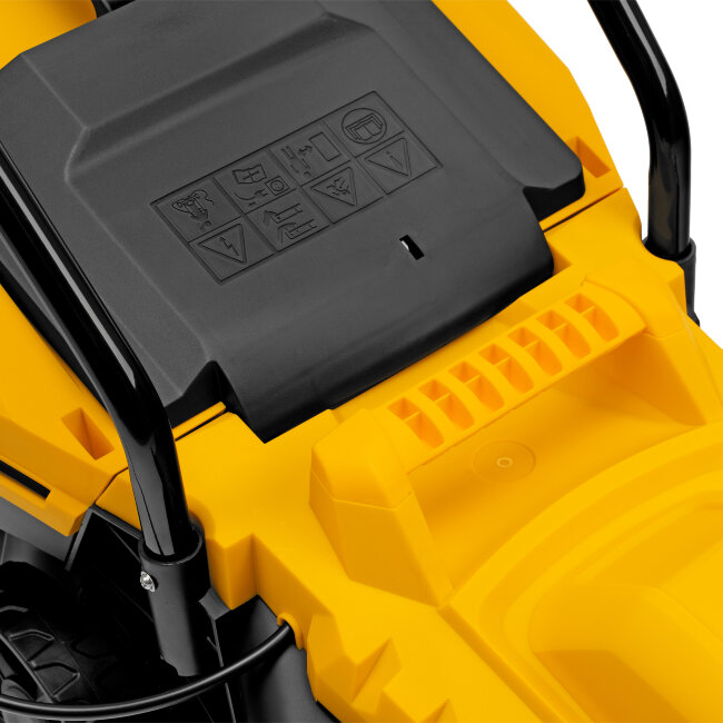 Газонокосилка электрическая GM-1100, 1100 Вт, шир. 32 см, 3 уров., травосб. 30 л Denzel в Казани