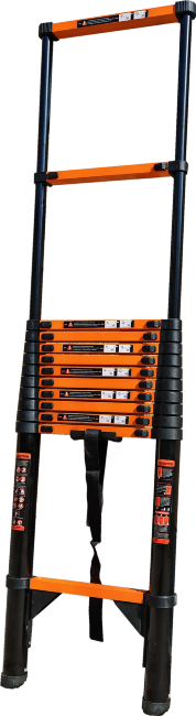 Лестница телескопическая 3,1 м ТАЛМЕТ/TALMET TM-1031С (углеродистая сталь) в Казани