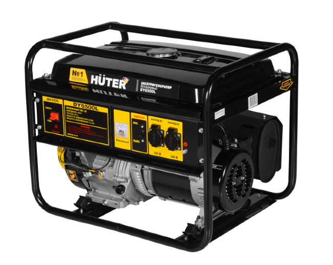 Портативный бензогенератор HUTER DY6500L в Казани