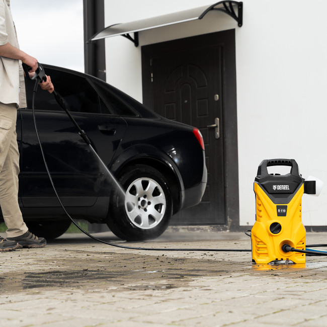 Моечная машина высокого давления R-110, 1500 Вт, 110 бар, 5,7 л/мин, переносная Denzel в Казани