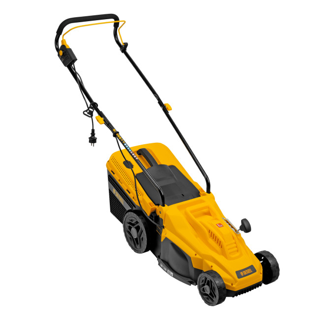 Газонокосилка электрическая GM-1300, 1300 Вт, шир. 32 см, 5 уров., травосб. 35 л Denzel в Казани