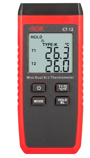 Термометр RGK CT-12 с 2-мя поверхностными зондами TR-10S в Казани