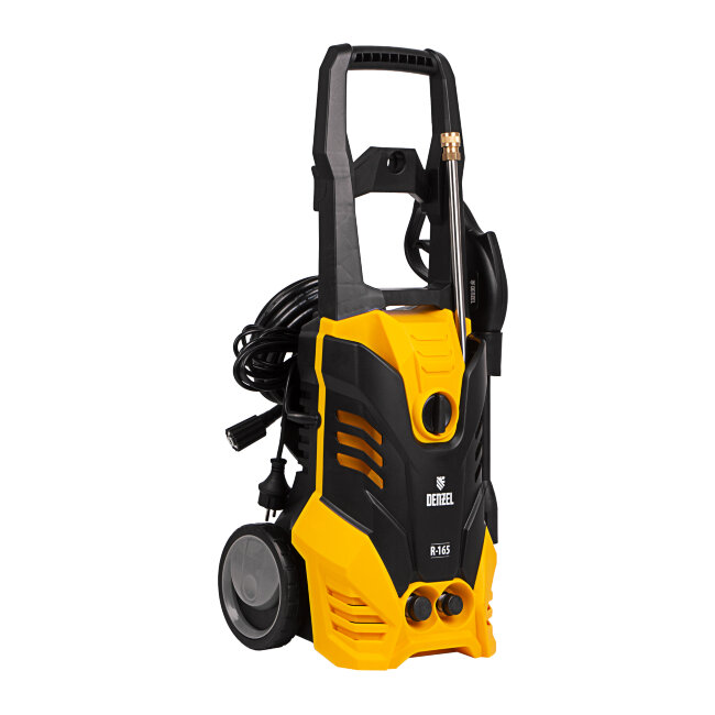 Моечная машина высокого давления R-165, 2200 Вт, 165 бар, 7 л/мин, колесная Denzel в Казани