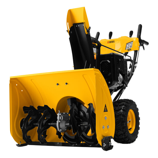 Бензиновая снегоуборочная машина SBL 711D PRO, 302cc, эл.старт, фара, обогрев, блок. дифф. Denzel в Казани