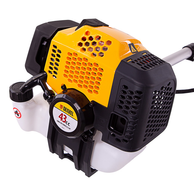 Триммер бензиновый DGT 430, 43 см3, 2.5 л. с, неразъемная штанга, состоит из 2 частей Denzel в Казани