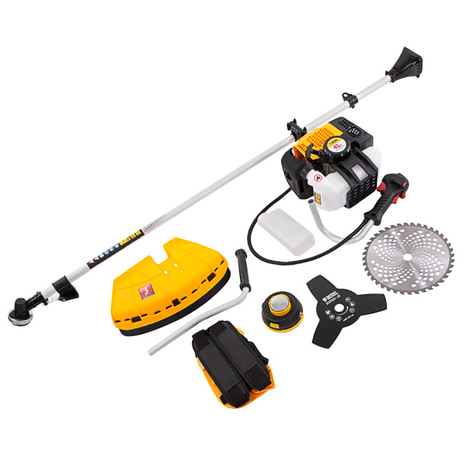 Триммер бензиновый DGT 430, 43 см3, 2.5 л. с, неразъемная штанга, состоит из 2 частей Denzel в Казани