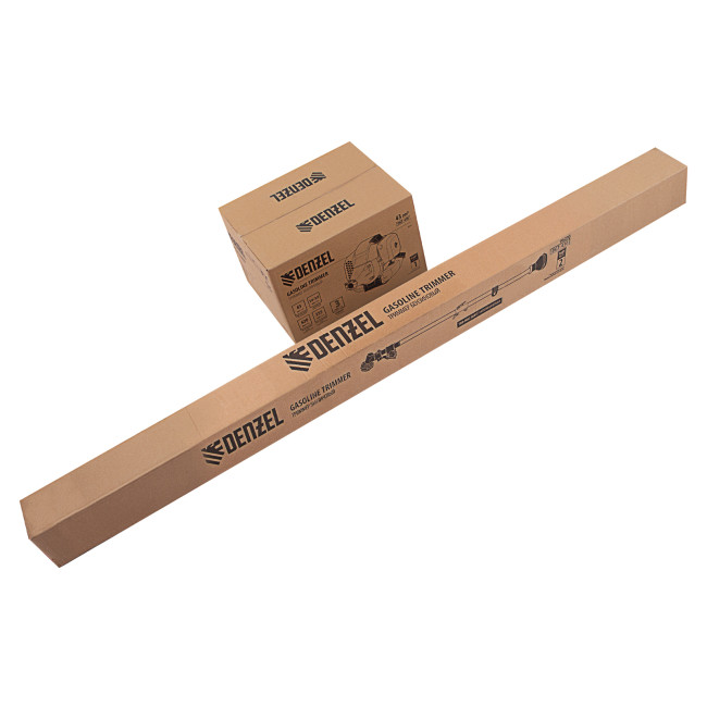 Триммер бензиновый DGT 430, 43 см3, 2.5 л. с, неразъемная штанга, состоит из 2 частей Denzel в Казани