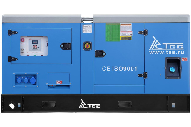 Дизельный генератор ТСС АД-24С-Т400-1РКМ11 в шумозащитном кожухе в Казани